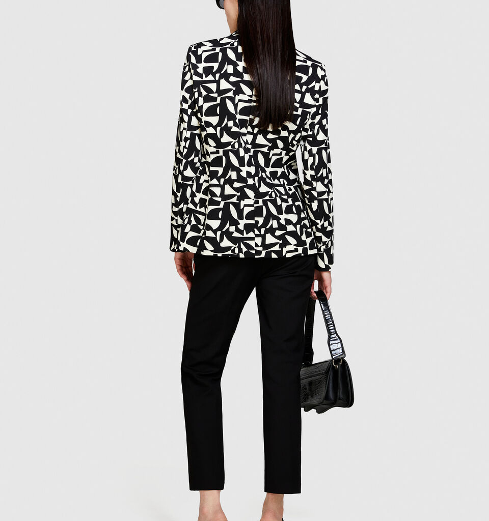 Cigarette trousers - women's skinny fit trousers - Black | Sisley image number 3